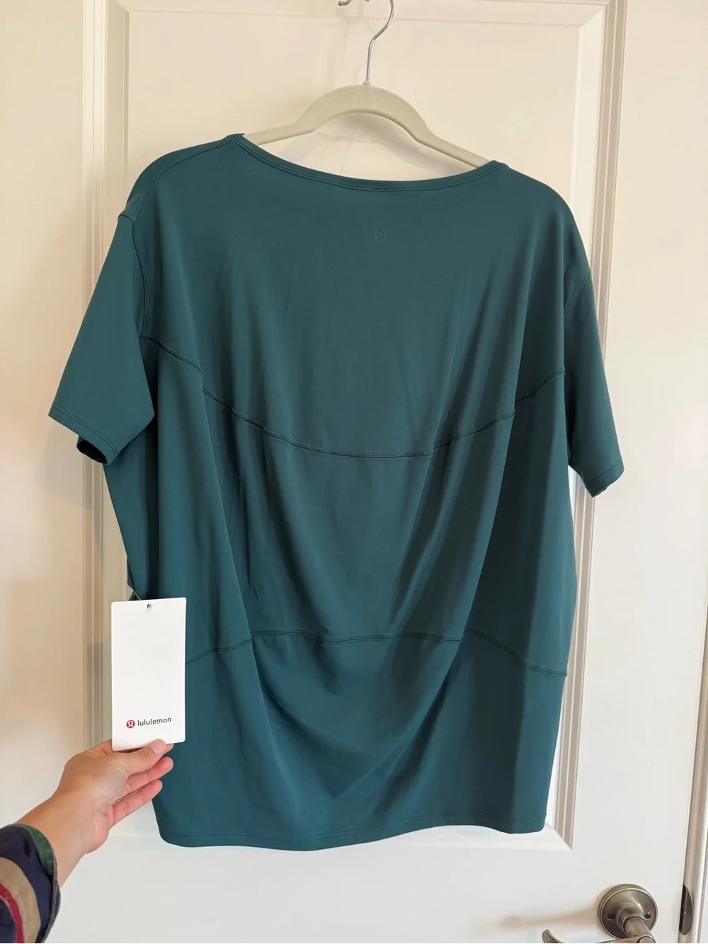 Lululemon Back in Action Short Sleeve Nulu Green Jasper - Picture 1 of 4